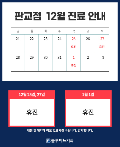 12월진료안내